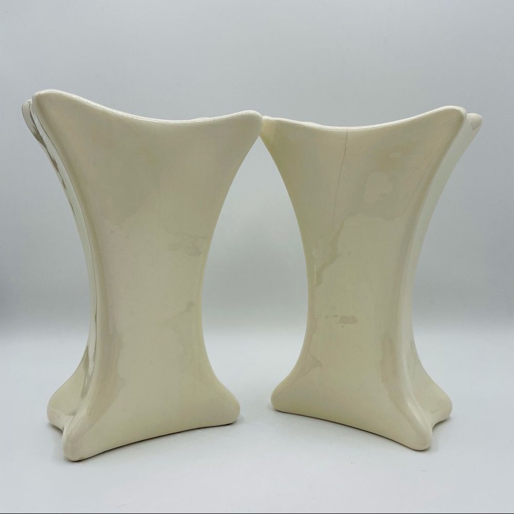 Vintage MCM Asian Dancer Vases Ceramic - Picture 2 of 6